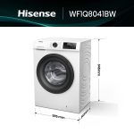 Lavadora Hisense WF1Q8041BW – Carga Frontal – 8 kg – 1400 rpm – Clase A - Imagen 4